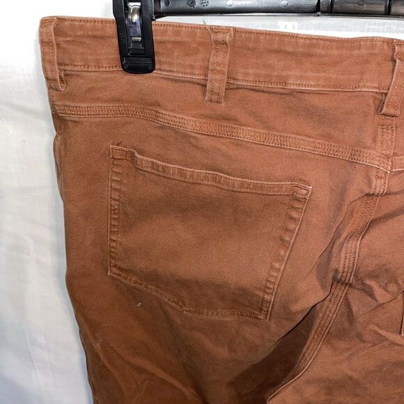 Duluth Flex Fire Hose Men’s Work Pants Size 42x30 Light Brown Outdoors Comfort - Picture 11 of 12